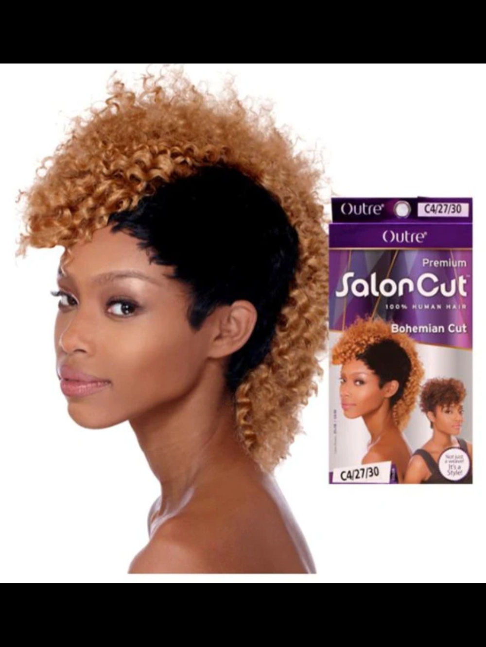 SalonCut Bohemian Cut Human Hair Wig - #2 (Brown)